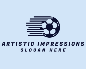 Fast Soccer Ball  logo design