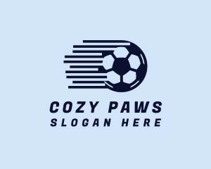 Fast Soccer Ball  logo design