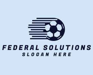 Fast Soccer Ball  logo design