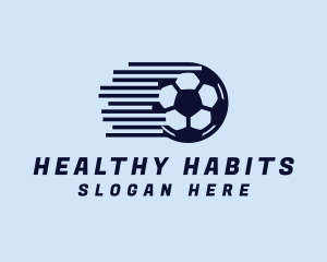 Fast Soccer Ball  logo design