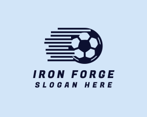 Fast Soccer Ball  logo design