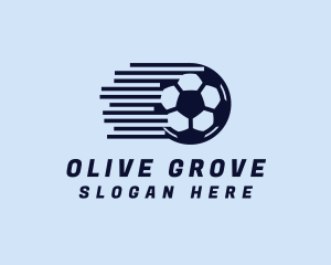 Fast Soccer Ball  logo design