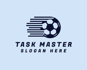 Fast Soccer Ball  logo design