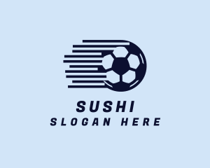 Fast Soccer Ball  logo design