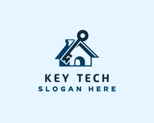 House Key Security logo design