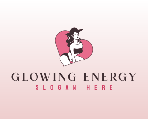 Sexy Bikini Lady Logo