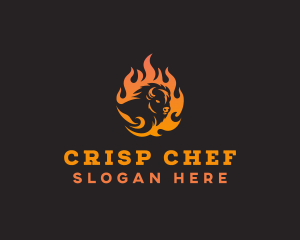 Beef Barbecue Grill logo design