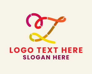 Paint - Colorful Cosmetics Letter T logo design