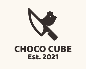 Homemade - Chicken Knife Chef logo design