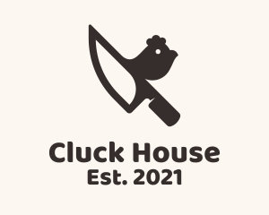 Chicken - Chicken Knife Chef logo design