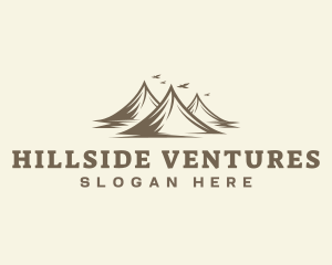 Hillside - Mountain Outdoor Adventure logo design