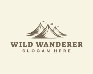 Mountain Outdoor Adventure logo design