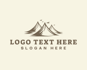 Mountain Outdoor Adventure Logo