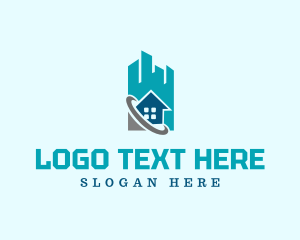 Urban House Realty logo design