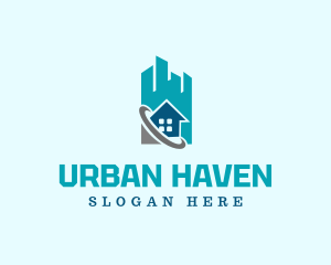 Urban House Realty logo design