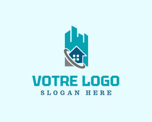 Urban House Realty logo design