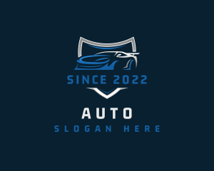 Racing - Racing Sportscar Shield logo design