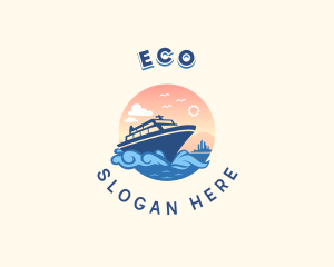 Holiday - Cruise Ship Travel logo design