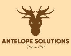 Brown Moose Hunting logo design