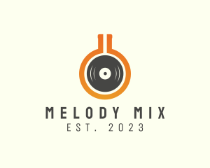 Album - Laboratory Flask Vinyl logo design