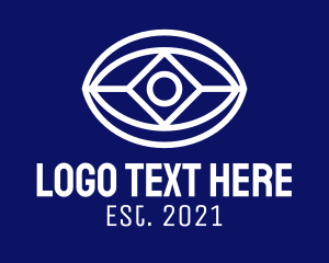 Visual - Elegant Diamond Eye logo design