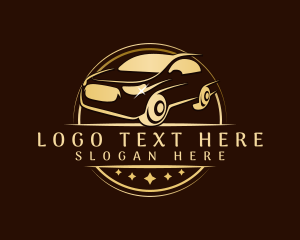 Detailing - Premium Car Transportation logo design