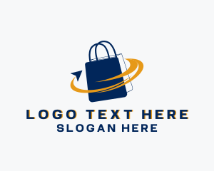 Bag - Online Shopping Express logo design