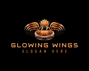 Wing Car Automotive logo design