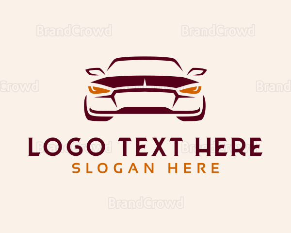 Sports Car Race Logo