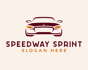 Sports Car Race logo design