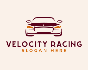 Sports Car Race logo design