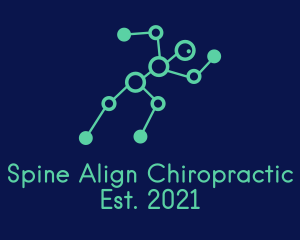 Green Outline Physiotherapy  logo design