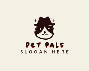 Cat Pet Accessory Hat logo design