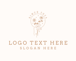 Hand - Floral Event Styling logo design