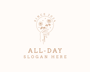 Skincare - Floral Event Styling logo design