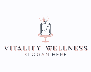 Wellness - Candlelight Wellness Spa logo design