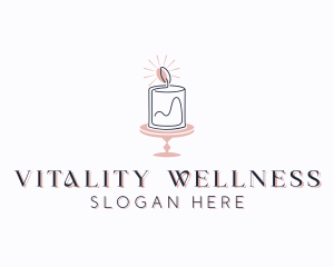 Candlelight Wellness Spa logo design