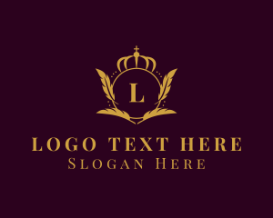 Luxurious - Royal Crown Luxury logo design