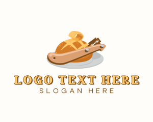 Bread - Bread Lame Utensil logo design