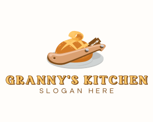 Bread Lame Utensil logo design