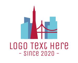 Land Developer - San Francisco City logo design