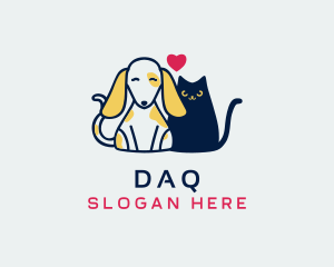 Kitty - Dog Cat Love logo design