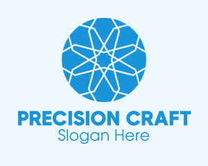 Intricate - Blue Intricate Gemstone logo design