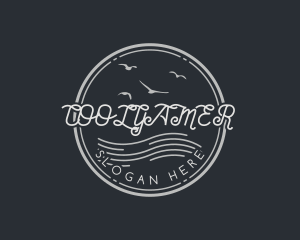 Traveler - Hipster Summer Badge logo design