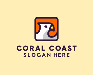 Seagull Bird App logo design