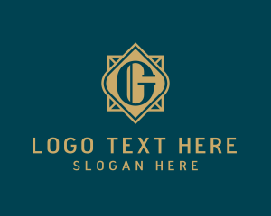 Art Deco - Elegant Art Deco Beauty logo design