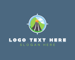 Logistics - Highway Road Compass logo design