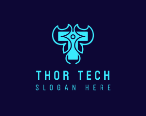 Tech Gaming Letter T  logo design