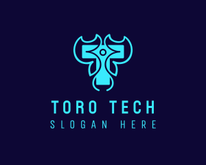 Tech Gaming Letter T  logo design