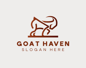 Gradient Gold Animal logo design